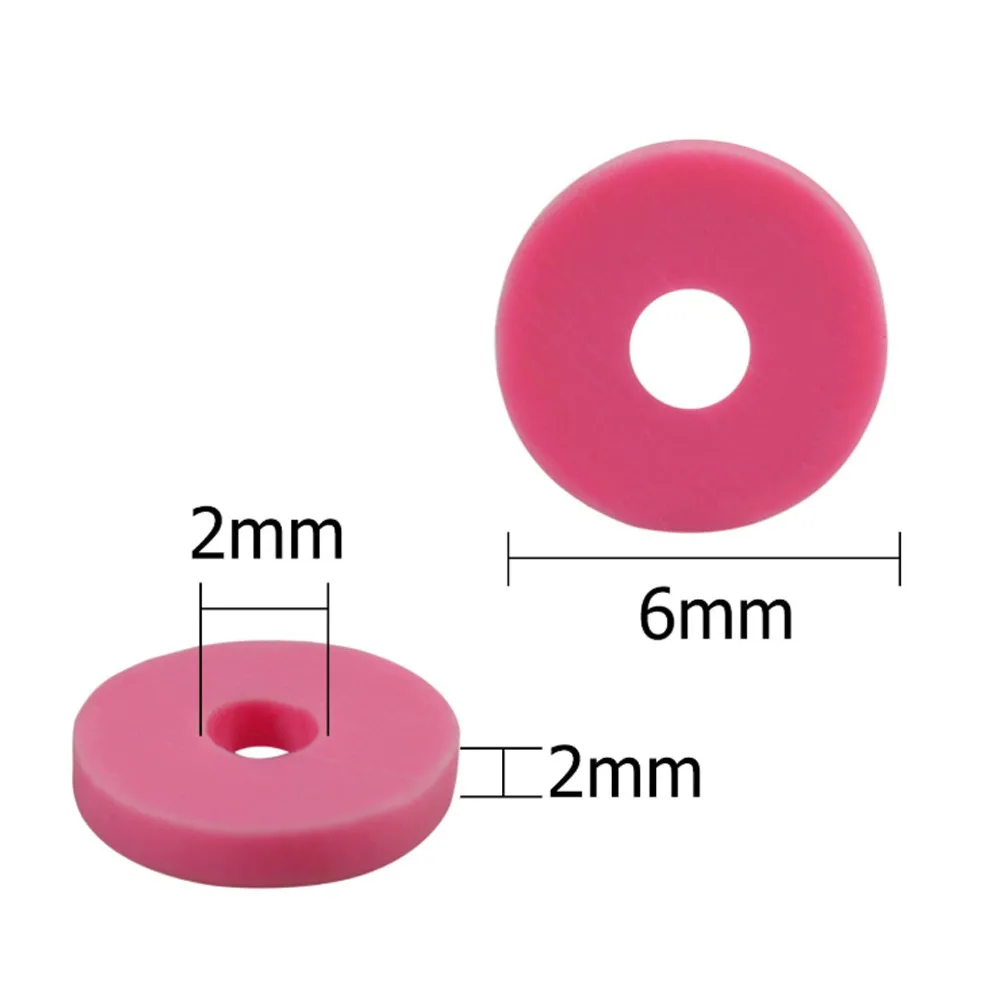 24 colors 6mm DIY Polymer Clay Heishi Beads