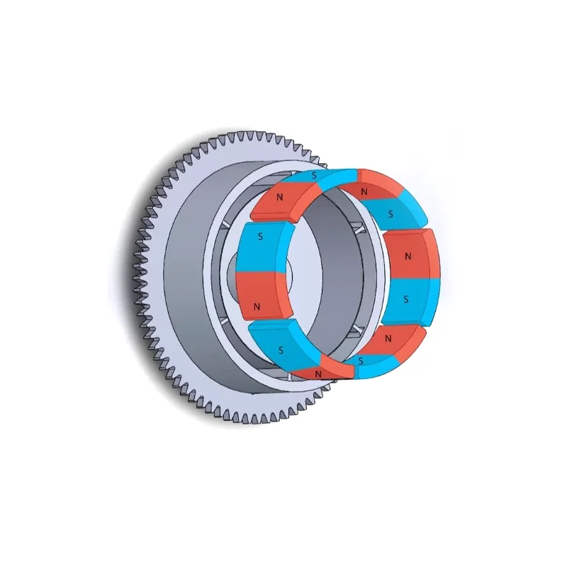 China Customized High Performance N38SH N45SH N52SH Rare Earth Segment Neodymium Arc Motor Magnets for Motor