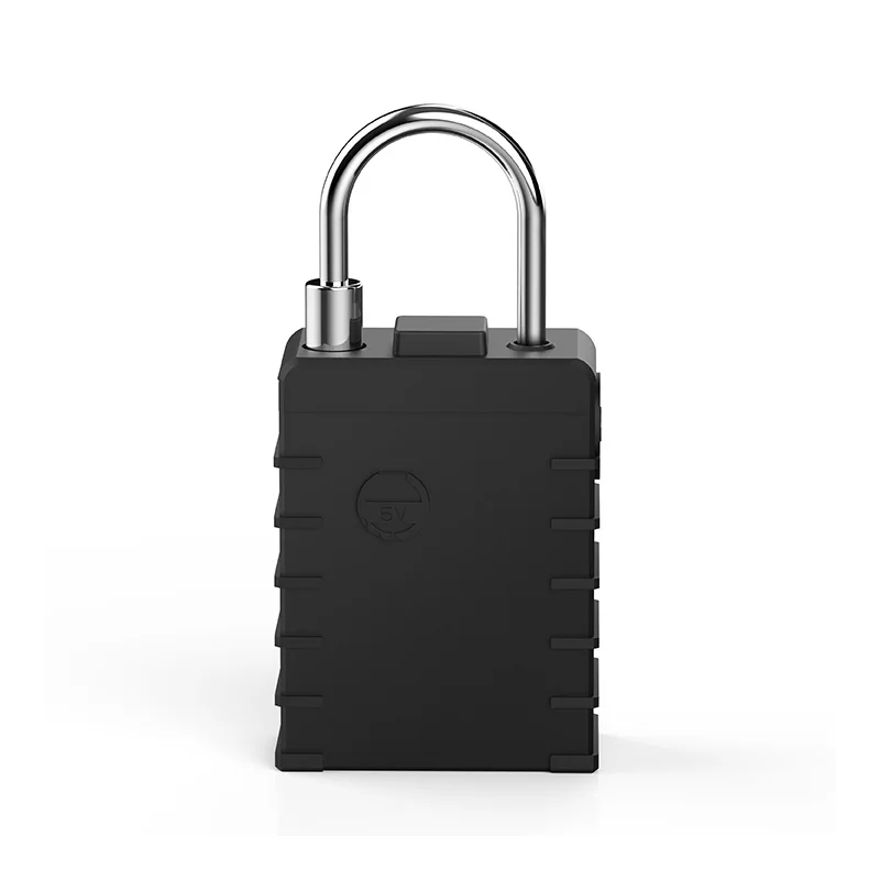 Electric door lock with unlock/lock alarm BT/GPS/NFC/RFID digital padlock