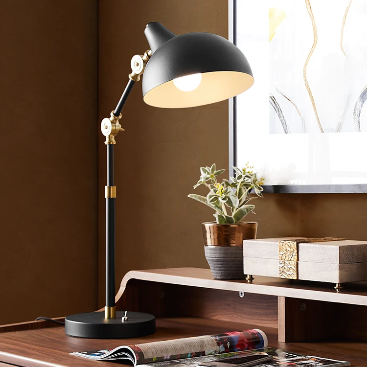 Nordic Students Study Eye Protection Special Dormitory Bedroom Bed Desk Creative Plug-in Dimmed LED Desk Lamp