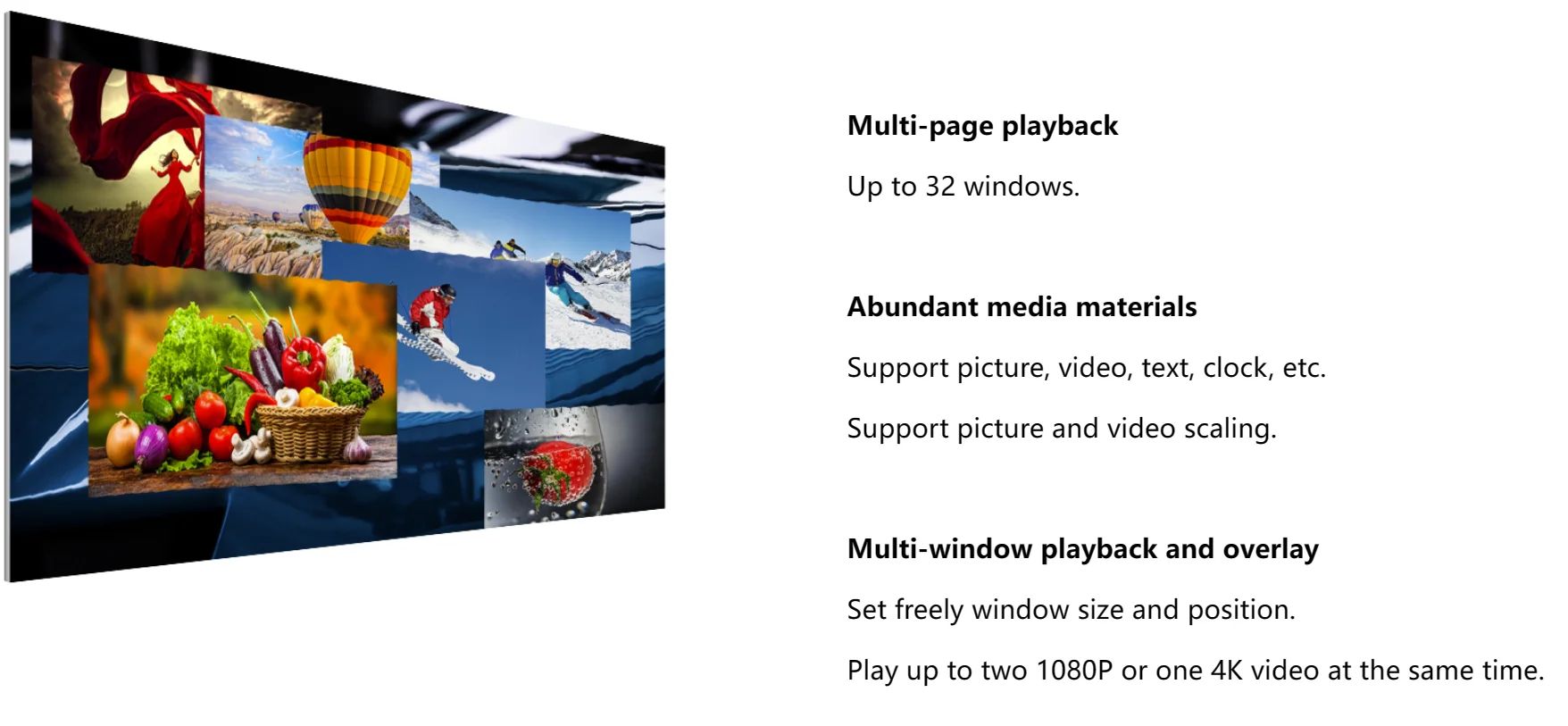 Colorlight A4K A35 A100 A200 LED display with asynchronous multimedia networking player box LED controller