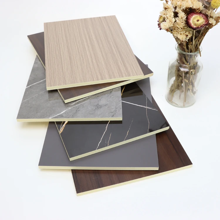 Decorative Background Marble Bamboo Charcoal Wood Veneer