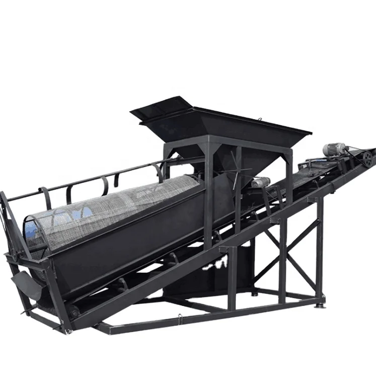 Best Selling Capacity 50-800 tph Trommel Drum Screen Mining Rotary Drum Filter Screen