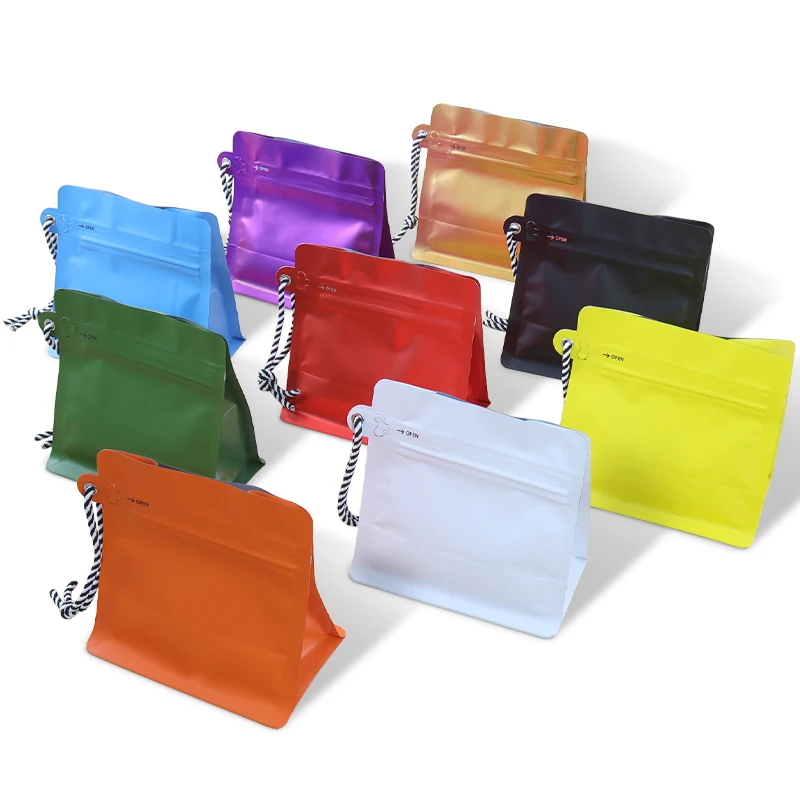 Manufacturer Wholesale Spot Coffee Bag Packaging For Coffee Beans Tea Candies 250G Coffee Bag With Air Valve Bolsa De Cafe