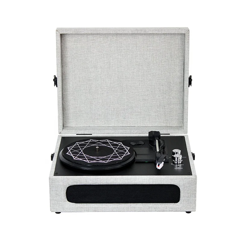 Audventure Gramophone Portable Mobile Phone Antique Turntable Vinyl Records Player Phonograph  Products Blue Tooth Record Player
