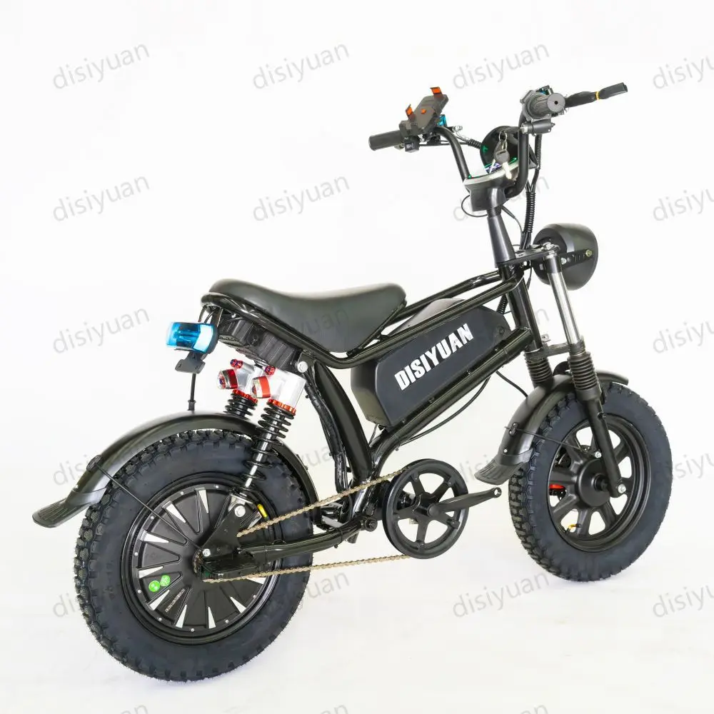 DISIYUAN Brand New Monkey King disiyuan ebike electric mountain bike 60v 30ah 1000w Ebike 20 Inch Ultimate7 Speed 1000W Motor