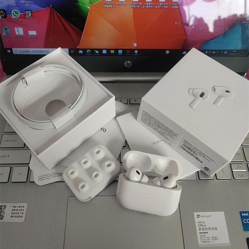 Factory direct sales For ios 16 Perfect pop-up window 1:1 Original logo ANC Wireless Air Pro 2 Pode 3 applling  airpodes pro2
