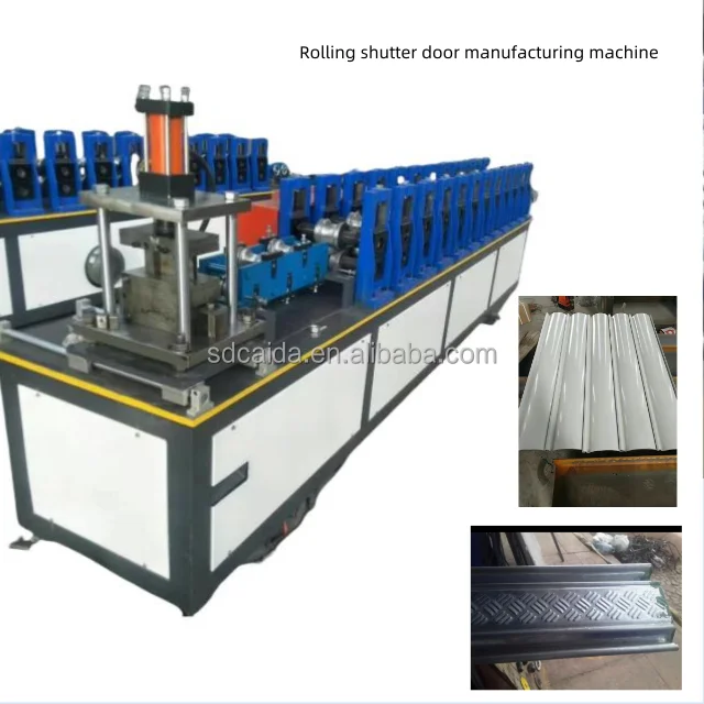 Сертифицированный рулонный дверной станок металлический затвор рулонной машины