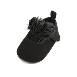 Весенняя красивая мягкая подошва EVERTOP, блестящая распродажа, обувь для новорожденных девочек с цветочным дизайном