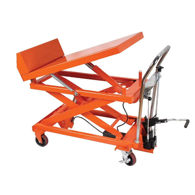 Lift Tables For Materials Safety Height Adjustable Manual Hydraulic Table Lifts For Transportation