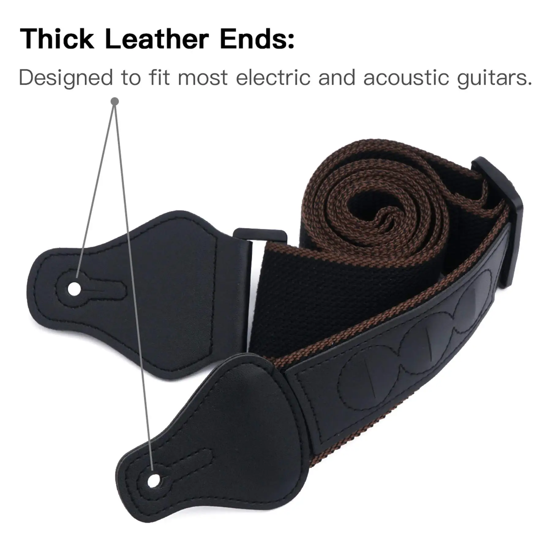 LOGO Printing Jacquard Ribbon 2022 New Guitar Strap /Guitar Belt For Classical/Electric/bass Guitar