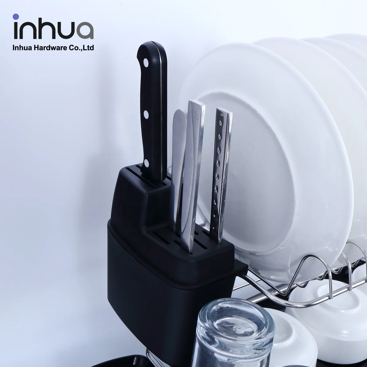 
Factory direct double layers chrome-plated dish drying rack for kitchen tableware dish rack kitchen drying rack 