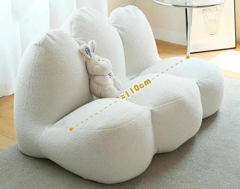 Lovely soft comfortable cloud bean bag with filled bean seat