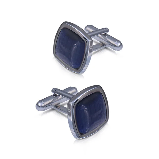 
Amazon Best Selling Marble Cat Eye Stone Cufflinks Men Cufflinks For Shirt 