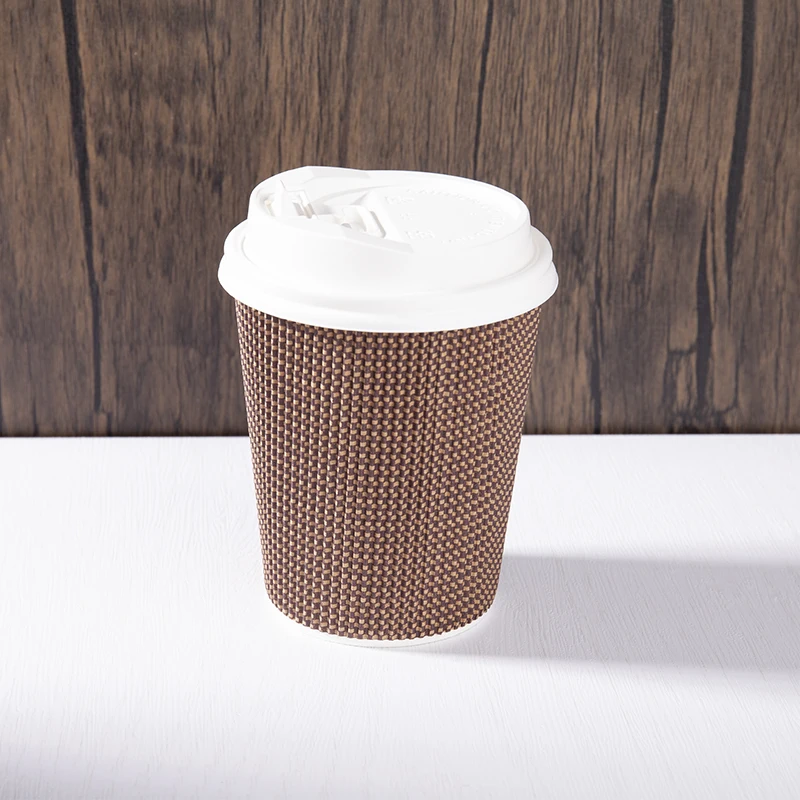 4 oz-20oz  Price Cups Coffee Ripple Wall corrugated ripple insulated paper cup