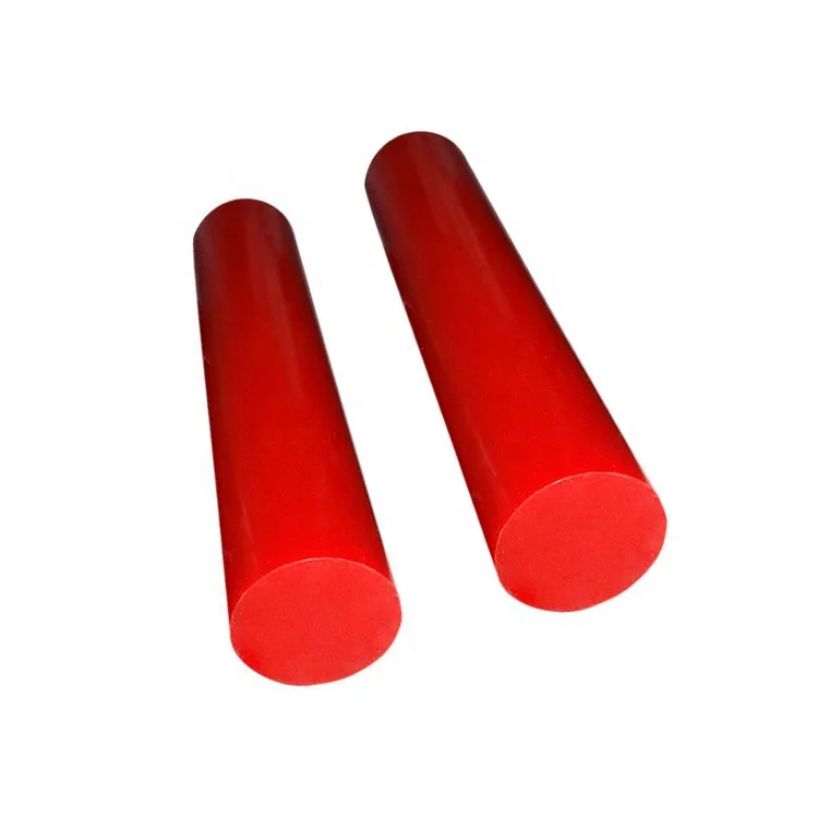 Cylindrical 90A-95A High Hardness PU Polyurethane Rod Engineering Plastic PU Rod 12*500MM