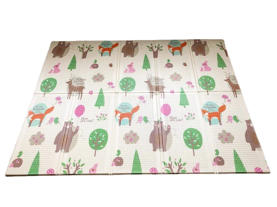 Wholesale En71 Newborn Infant Sleep Toys Foldable Soft Cotton Kid Floor Activity Gym Musical Piano Keyboard Baby Crawl Play Mat