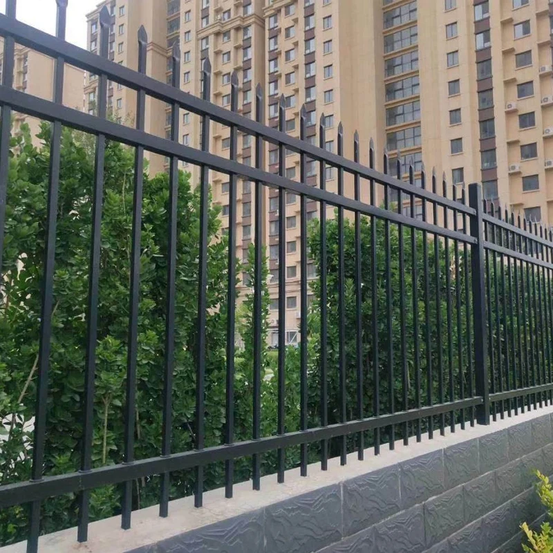 Wholesale Powder Coated Hot sale Zinc Steel Coated Guardrail Security Fence Galvanized Highway Fence