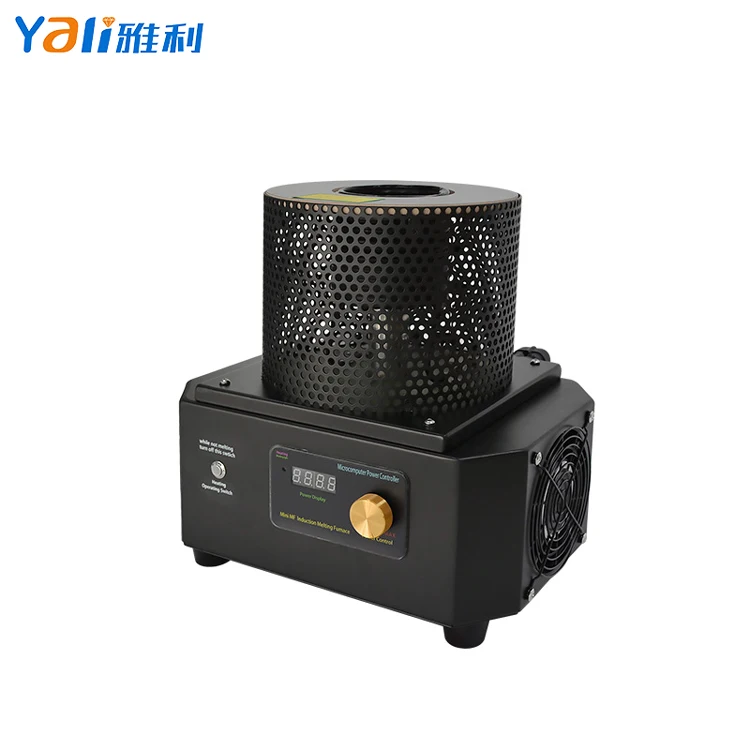Mini Gold Melting Machine Smelting Induction Furnace Portable Smelter for Gold Silver Copper Steel Jewelry Oven