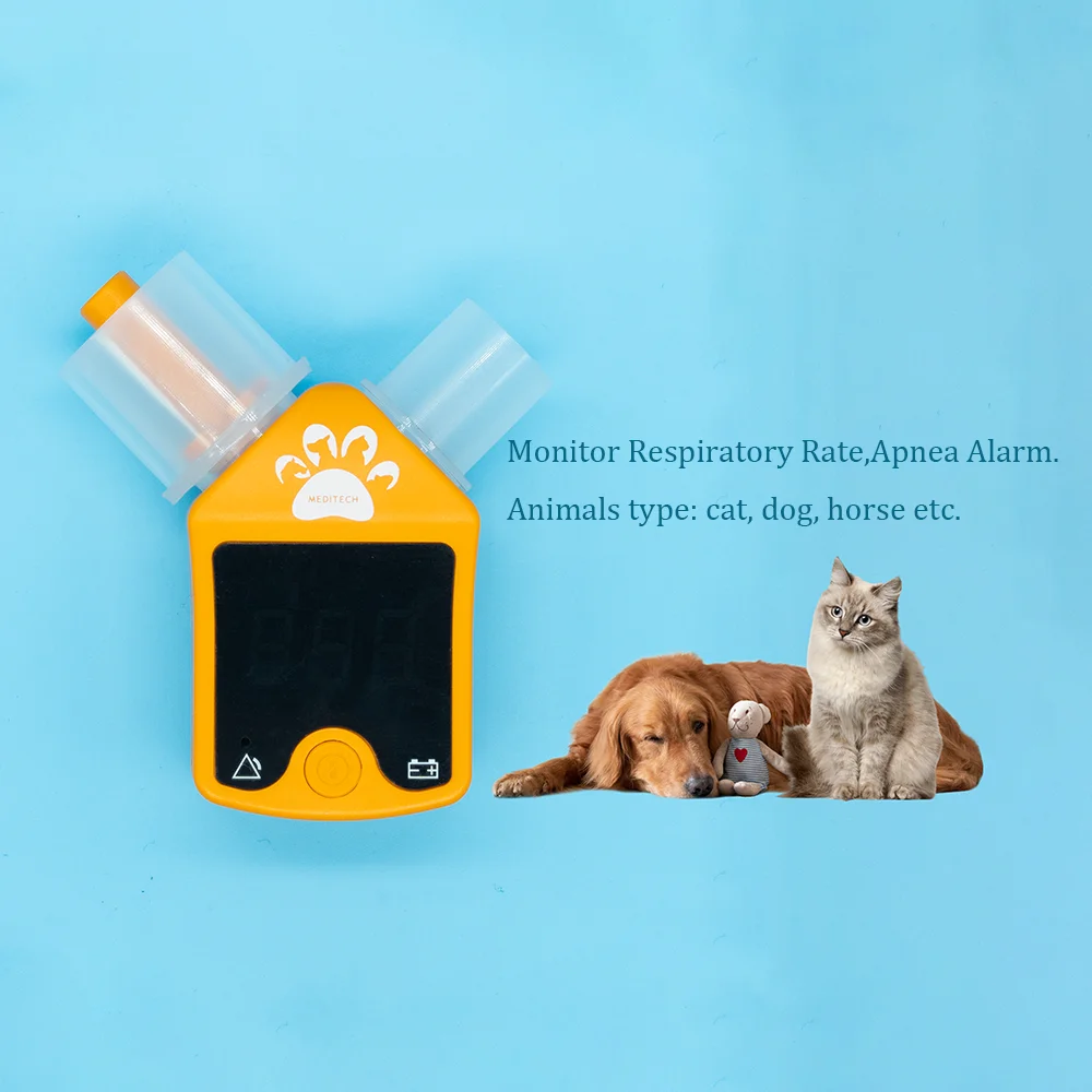 Factory Price Veterinary Hospital Pet Breathing Respiratory Monitor Cat Dog Apnea Sensor Respiratory Monitor
