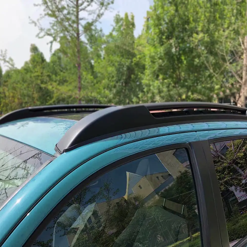 YUHANG направляющие на крышу для Toyota Tacoma 2005-2022 дюйма, двойные кабины, поперечные рейки черного цвета