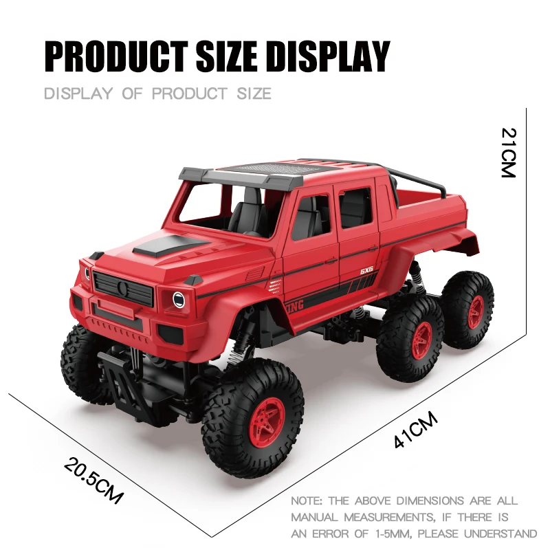 Заводская 1:8 2 4 г 6WD USB кабель в комплекте внедорожный пульт дистанционного управления для скалолазания Радиоуправляемая машина игрушка детей из прочного металла