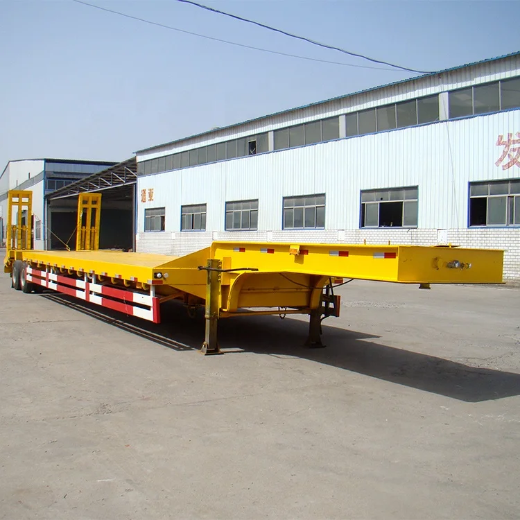 China Manufacture Tongya 3 or 4 Axles Low Bed Truck Trailer