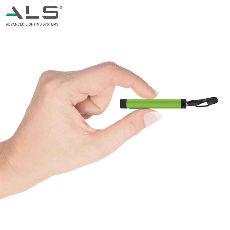 Мини-фонарик ALS 60lm, перезаряжаемый светодиодный фонарик с брелоком