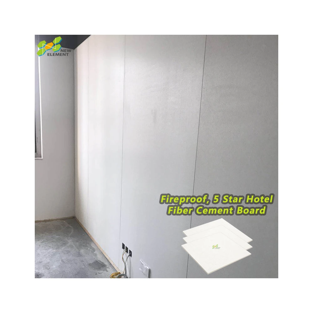 Hot Sale 100% Asbestos-Free Modern Style Fiber Cement Boards Moisture-Resistant Wall Cladding