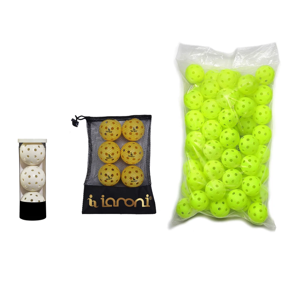 Caston пиклбол, оригинальный заводской пластиковый мяч, мяч для практики маринования, 26/40 отверстий, 74 мм, напольный мяч