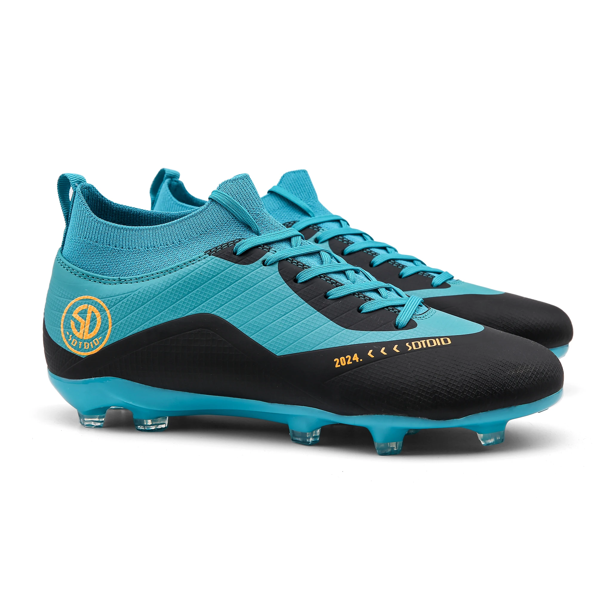 High Quality Soccer Boots Men Soccer Shoes Anti Training Outdoor Football Boots High Ankle Cleats Shoes