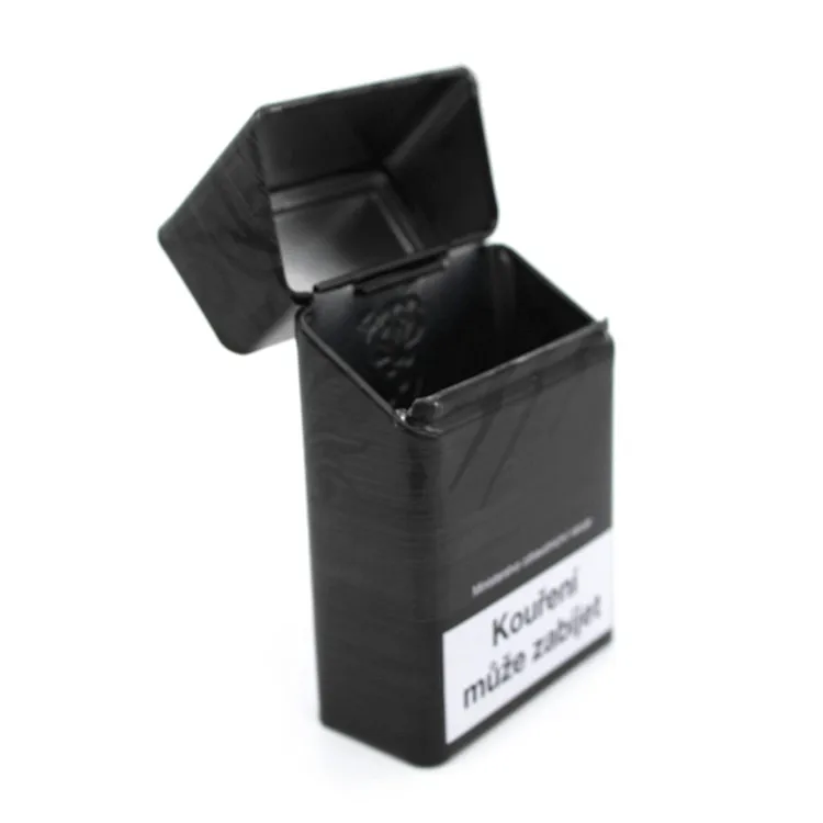 
Low price good quality tobacco container metal tinplate cigarette case 
