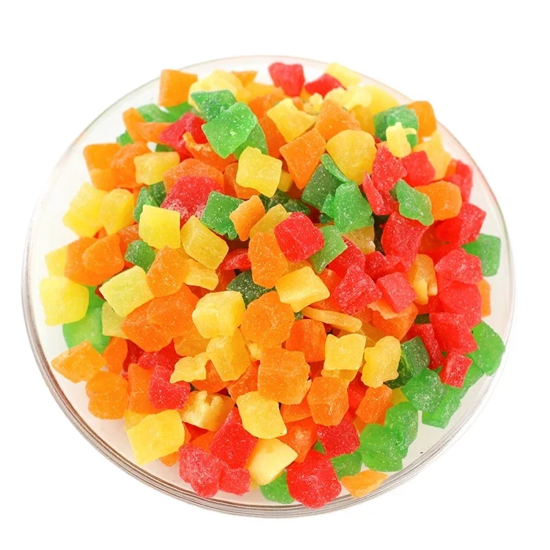 Factory Wholesale Sweet Snack Asian Food Dried Papaya Diced Fruit for Your Healthy Diet
