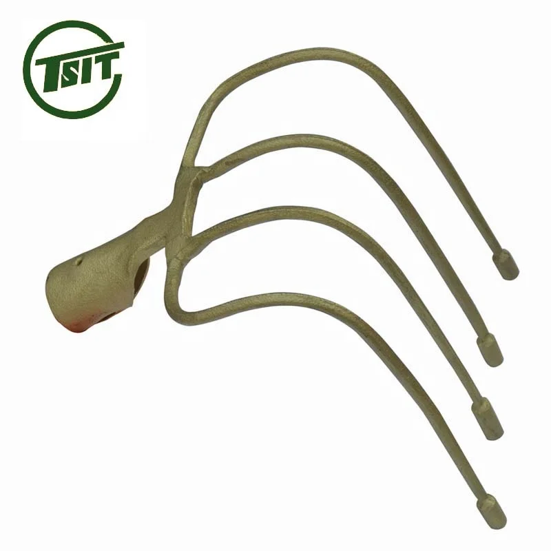 
4 tine fork steel garden farming fork head 