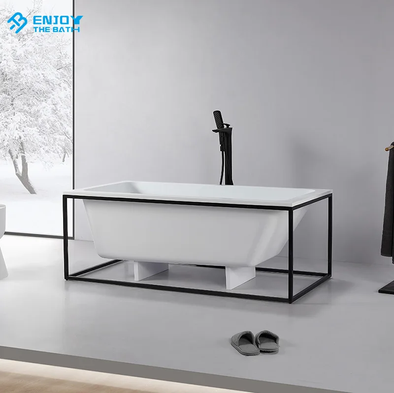 ETB various size stone bath solid surface bathtub