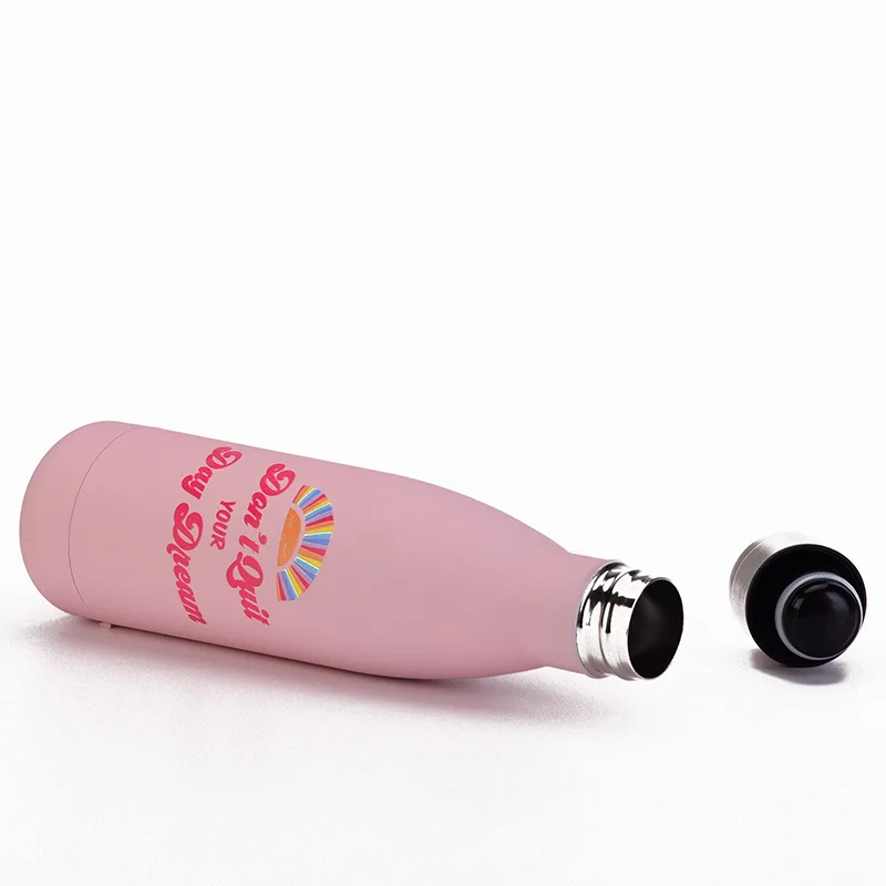 2023 New Arrival Cola Shaped Outdoor Bike Sports Double Wall Stainless Steel Kids Water Bottles