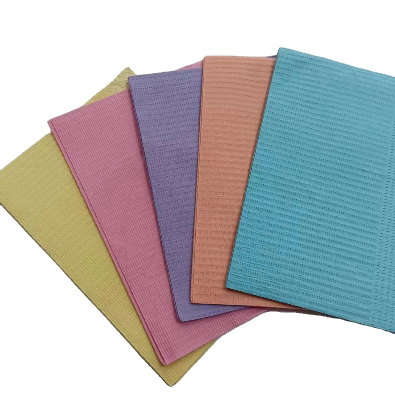 Disposable dental bib drool scarf prevents drool from flowing and isolates bacteria