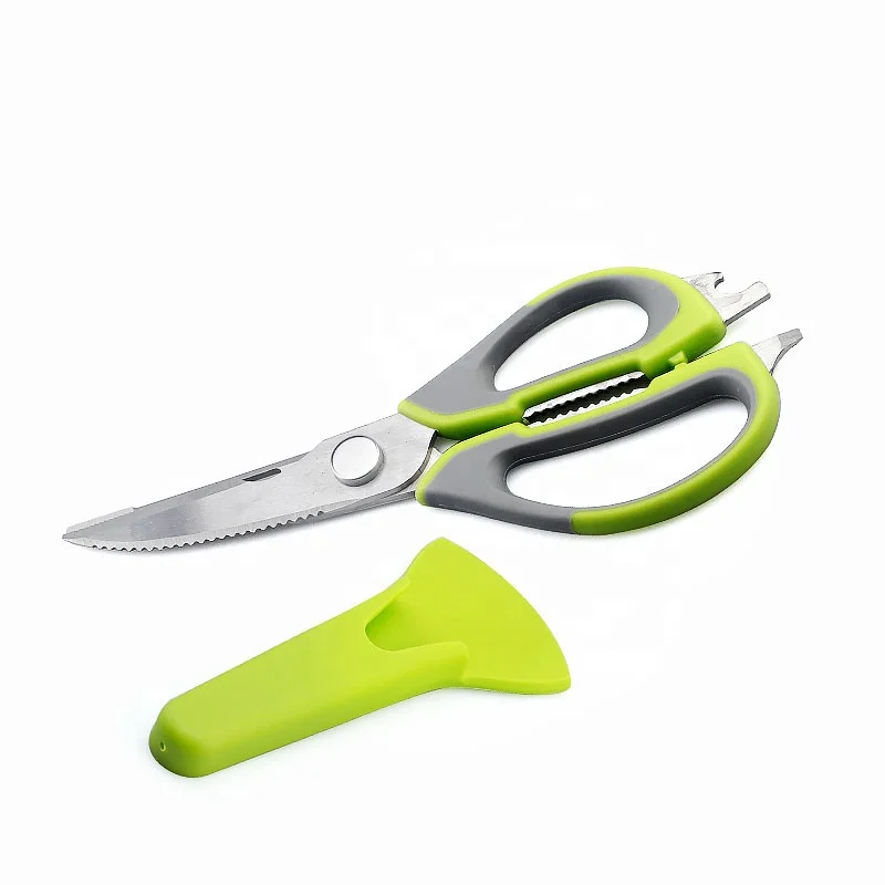 
Kitchen Scissors, Come-apart Kitchen Shears, Anti-rust Multi-Purpose Shears for Meat, Vegetables, Food, Herbs 