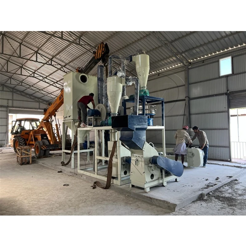 Non-pollution pcb board recycling plant mini pcb scraping machine recycling line