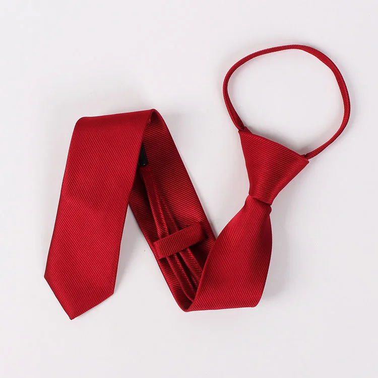 OEM ODM hot sale business school neckties strap adjustable easy wear custom stripe polyester ties multiple color choice