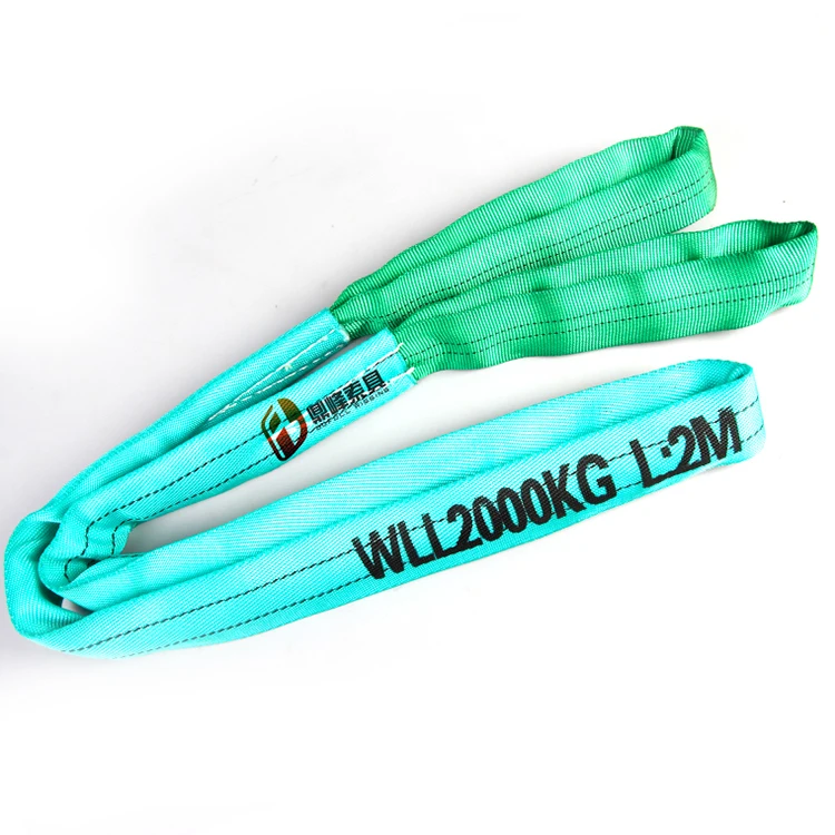 Высокопроизводительный полиэстер, Круглый строп, бесконечный, сверхпрочный, двойной полиэстер, подъемный строп