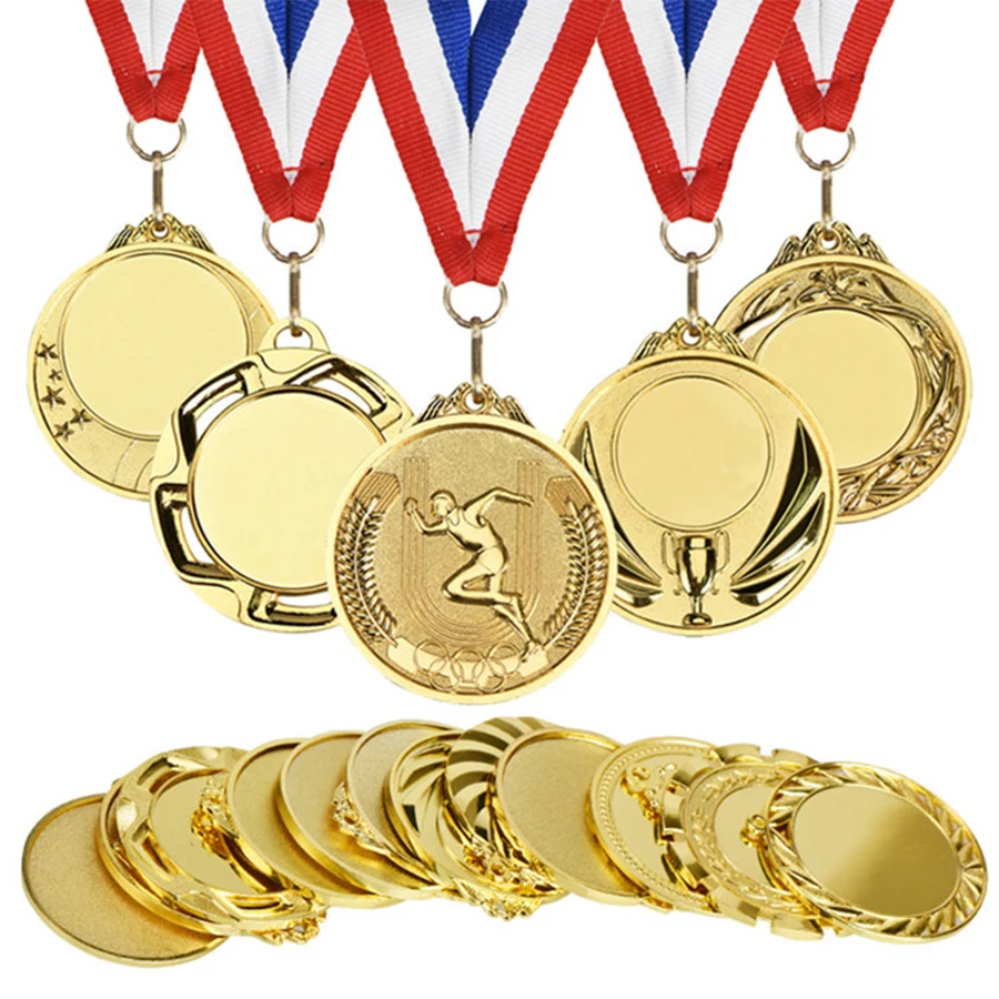 Manufacturer Bespoke Design Award Prize first place medal Bronze Race Gold Metal Sports Custom champions league medal