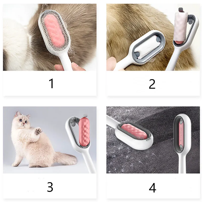 2022 New Tool Massage Comb Cleaning Slicker Hair Removal Animal Cat Dog Comb Pet Grooming Brush
