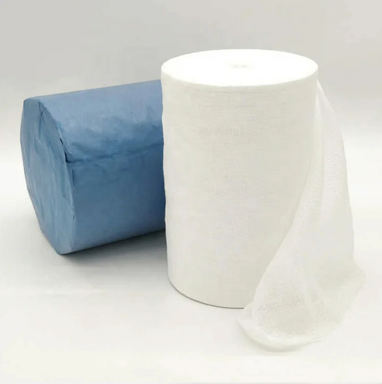Surgical Sterile Hydrophilic Medical Cotton Absorbent Gauze Bandage Jumbo Big Roll 90cm x 100m 100 Yards Manufacturer Gauze Roll