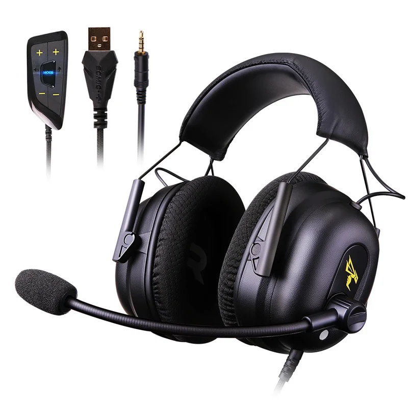 Игровая Гарнитура Somic G936N, игровые usb наушники 7,1, лучшие наушники, наушники с микрофоном для ПК, PUBG, LOL, CF, игровые наушники