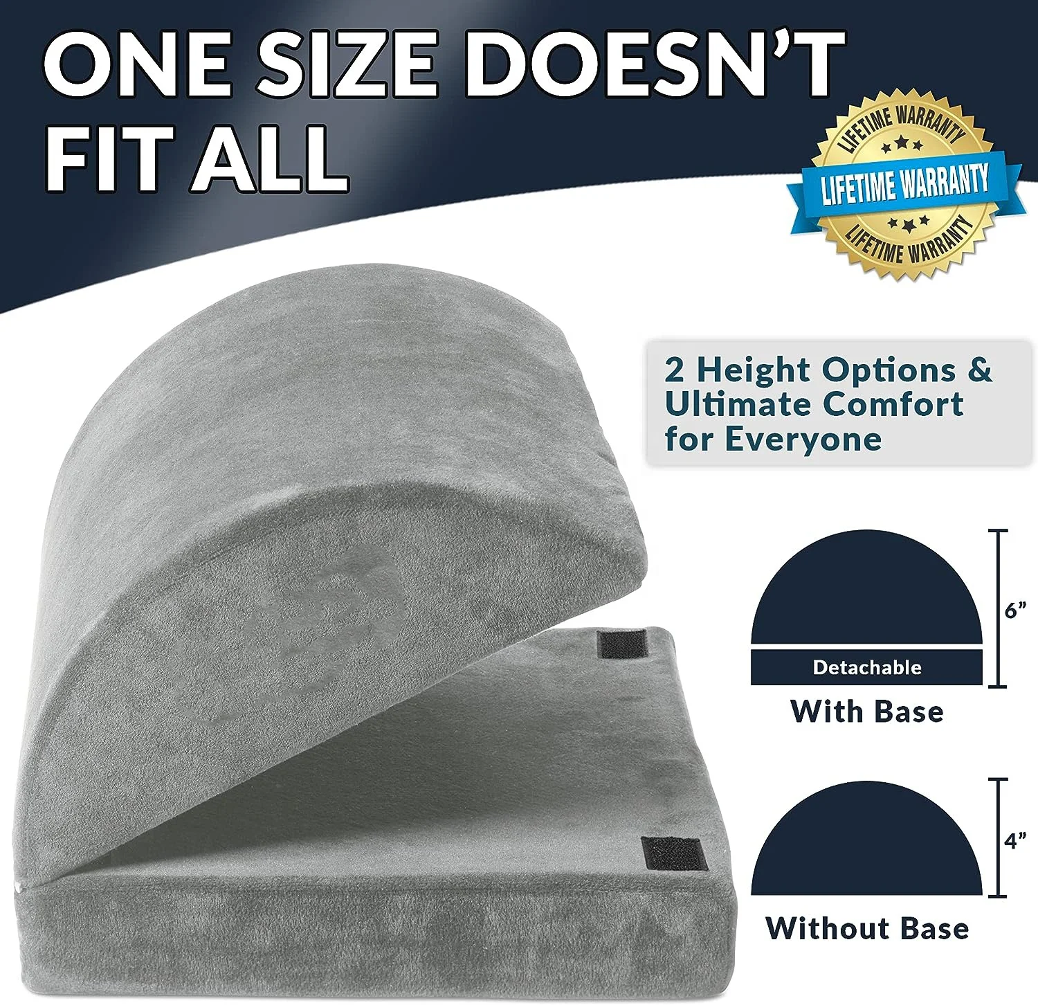 Foot Rest Under Desk for Office Use Adjustable Height Memory Foam Foot Stool Under Desk for Office Chair & Gaming Chair