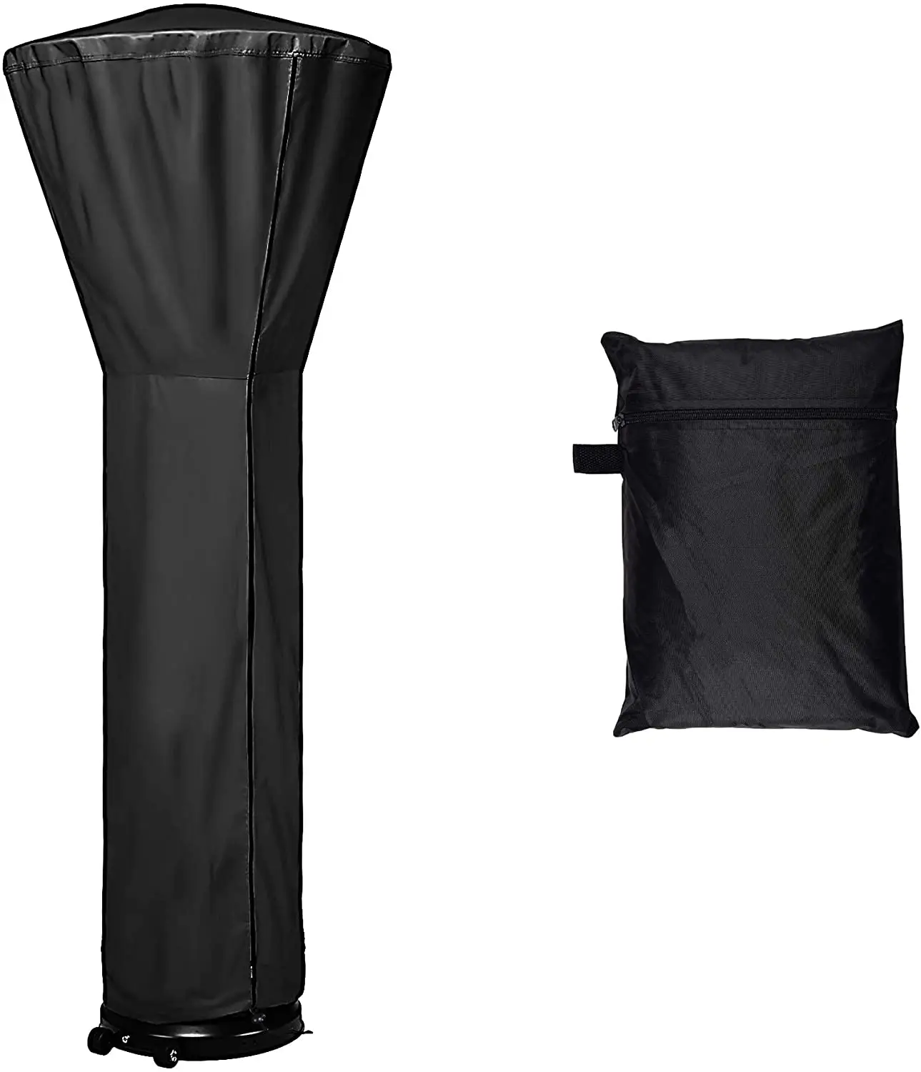 Anti-UV, Windproof,Black Outdoor Heater Cover Waterproof Cover for Patio Heater