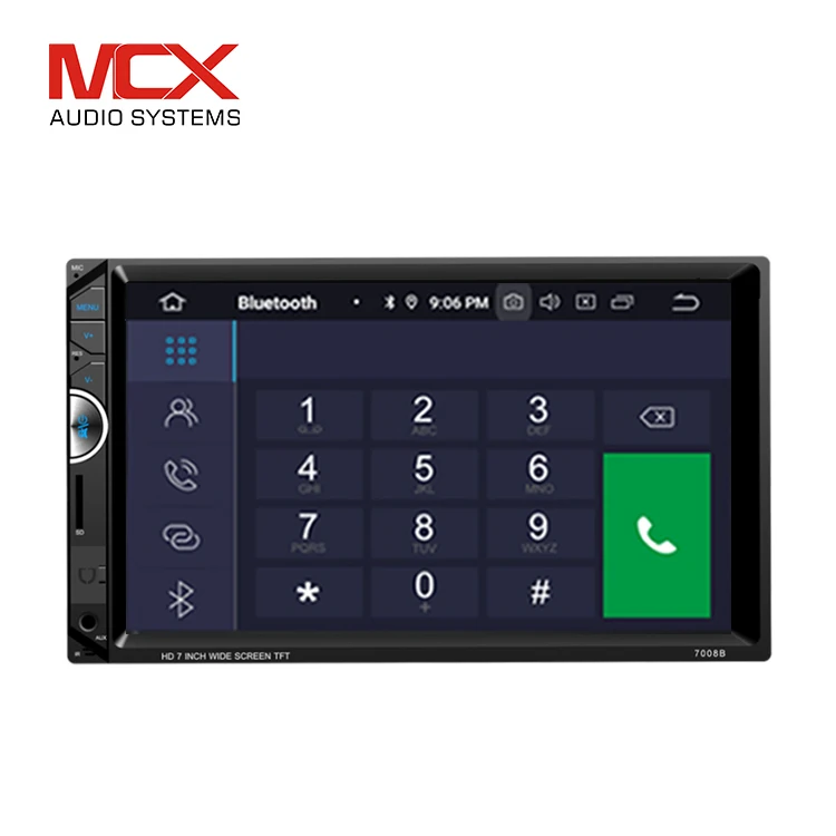 Hot sale 7inch 2+32GB 2 Din Carplay GPS touch Screen Autoradio WiFi DSP BT FM AM RDS USB car dvd player