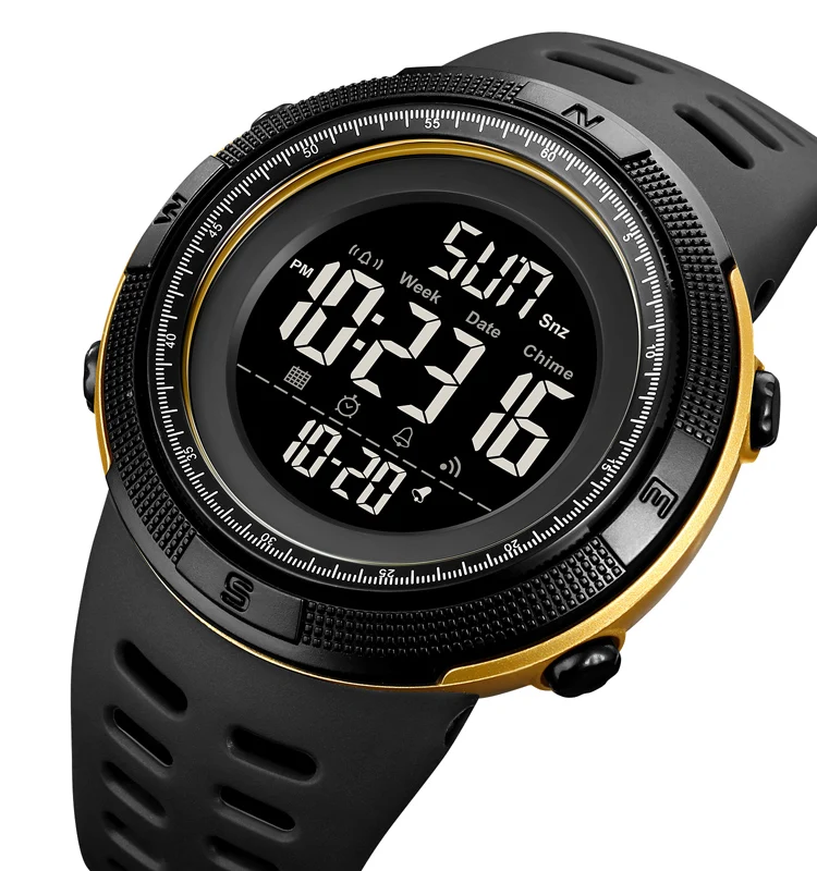 Оптовая продажа часы skmei 2070 Relojes digitales para hombre водонепроницаемые 50 м relojes мужские цифровые наручные спортивные