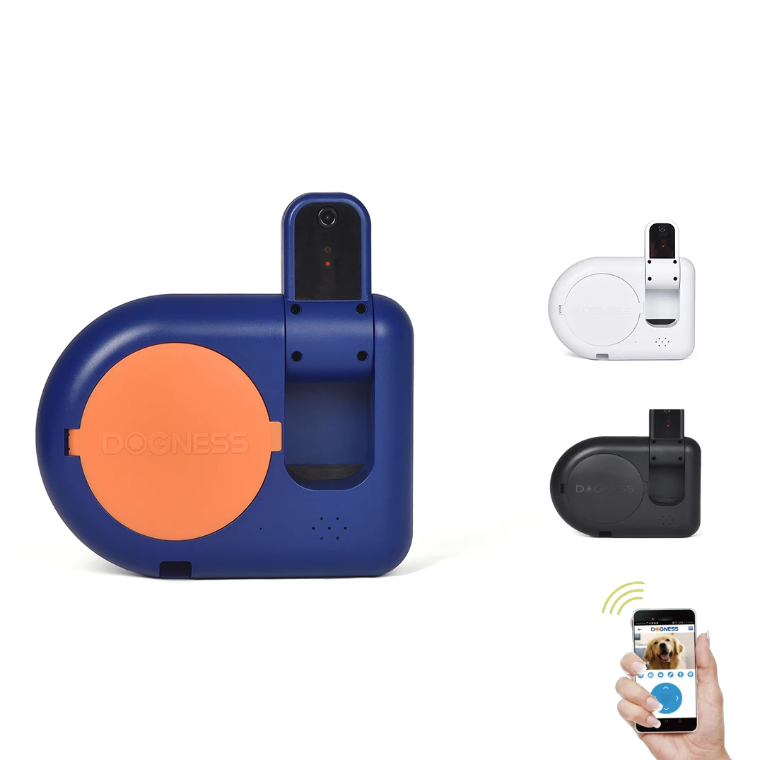 Dogness cam treat mini robot app control cat laser speaker voice interaction dog pet food dispenser crate toy
